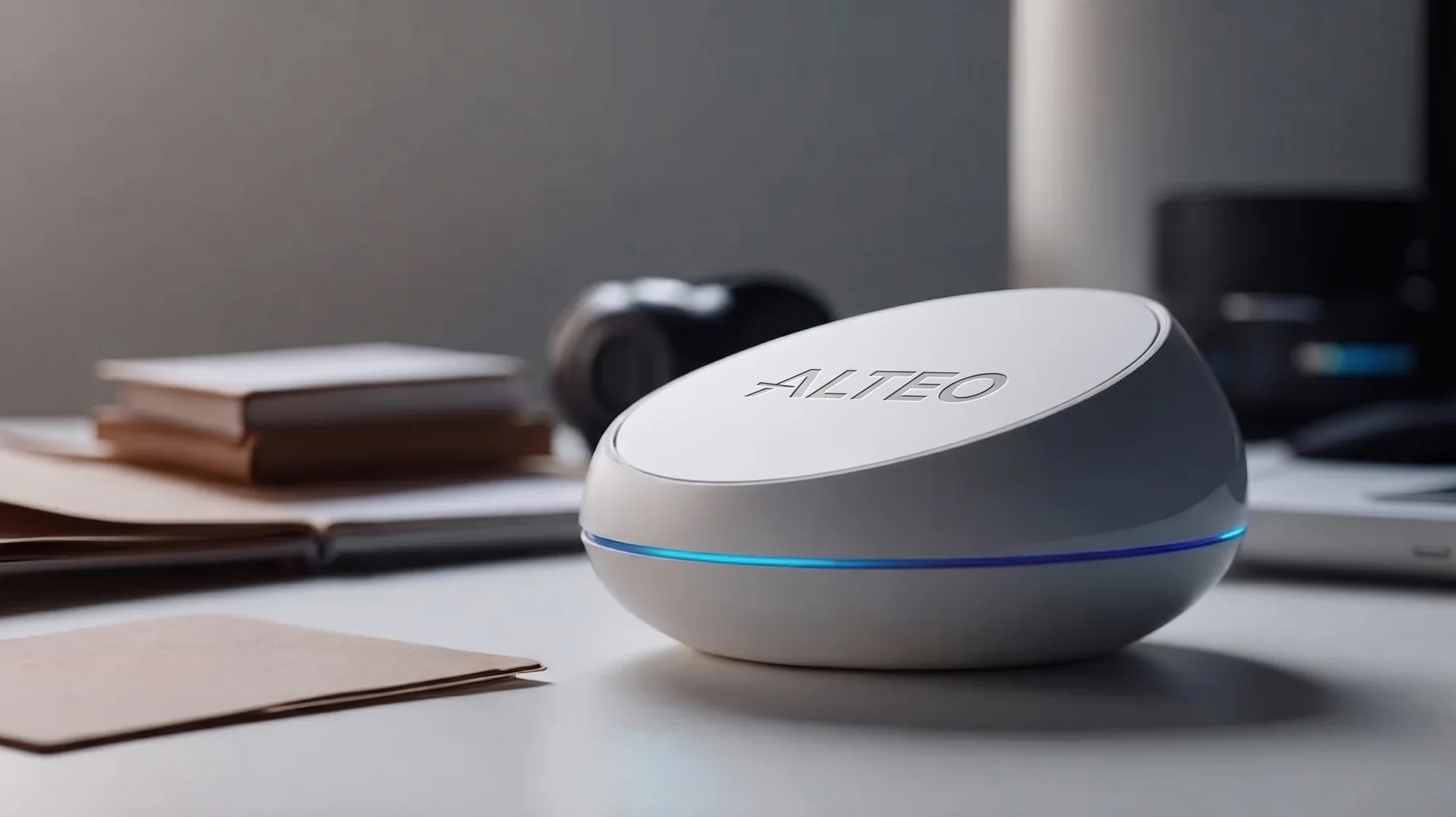 Alteo brand identity — home device