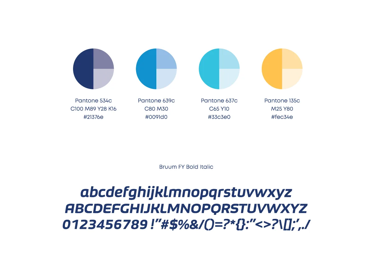 Agilno: Color and typography