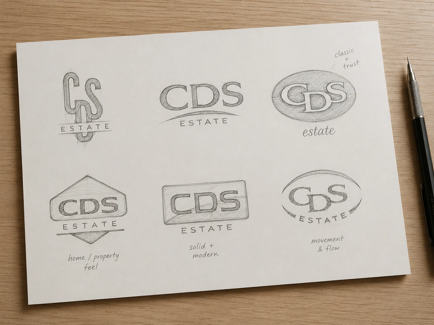 CDS Estate: Design sketches