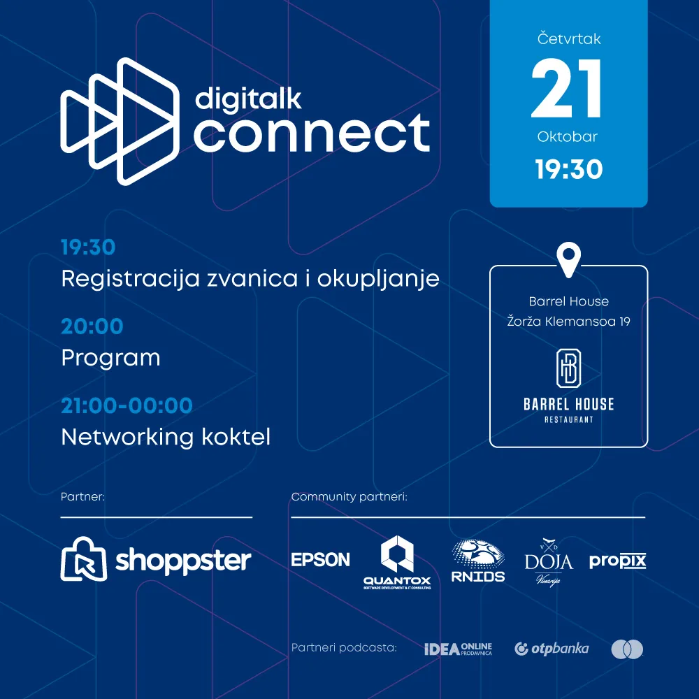 Digitalk Connect event announcement graphic
