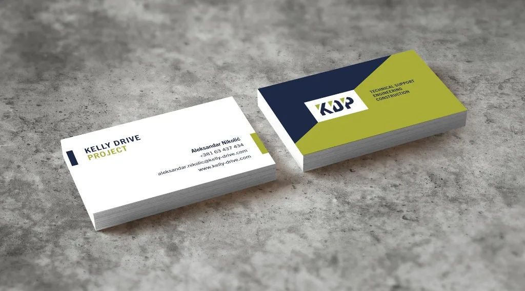 Kelly Drive Project: Business cards