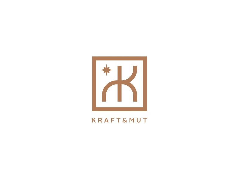 Kraft&Mut: Logo lockup