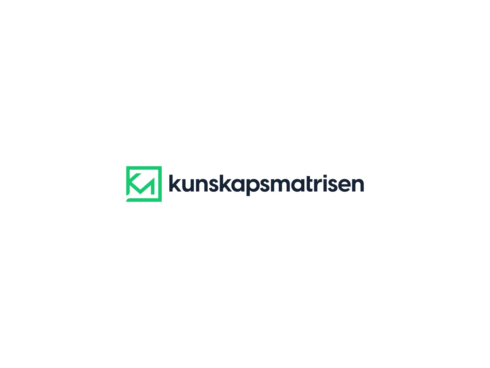 KM logo with Kunskapsmatrisen wordmark