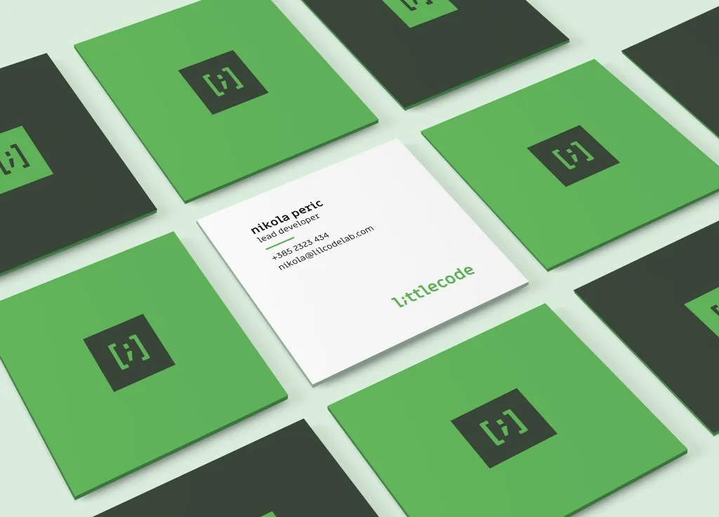 Little Code: Business cards