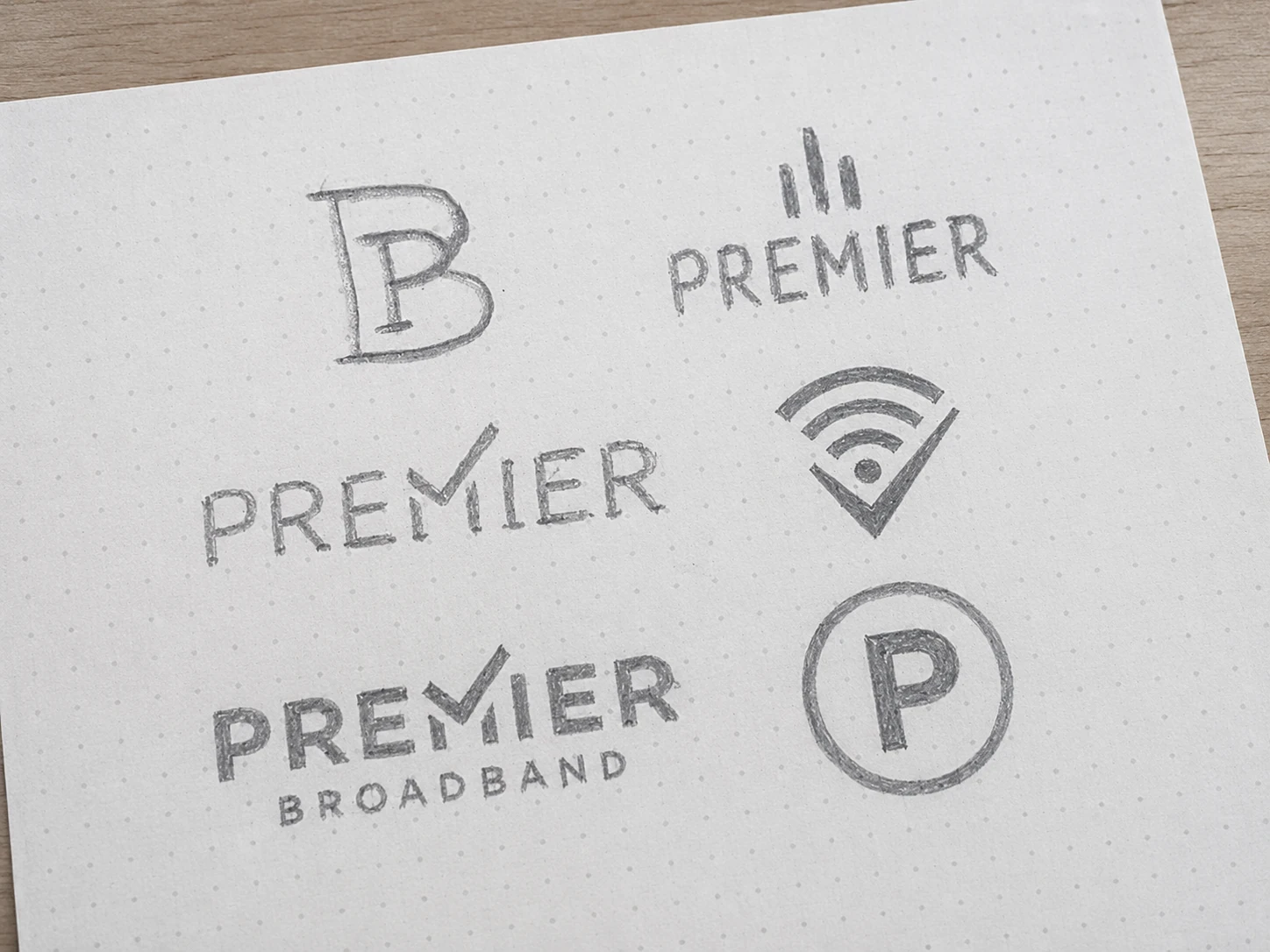 Premier Broadband: Concept sketches