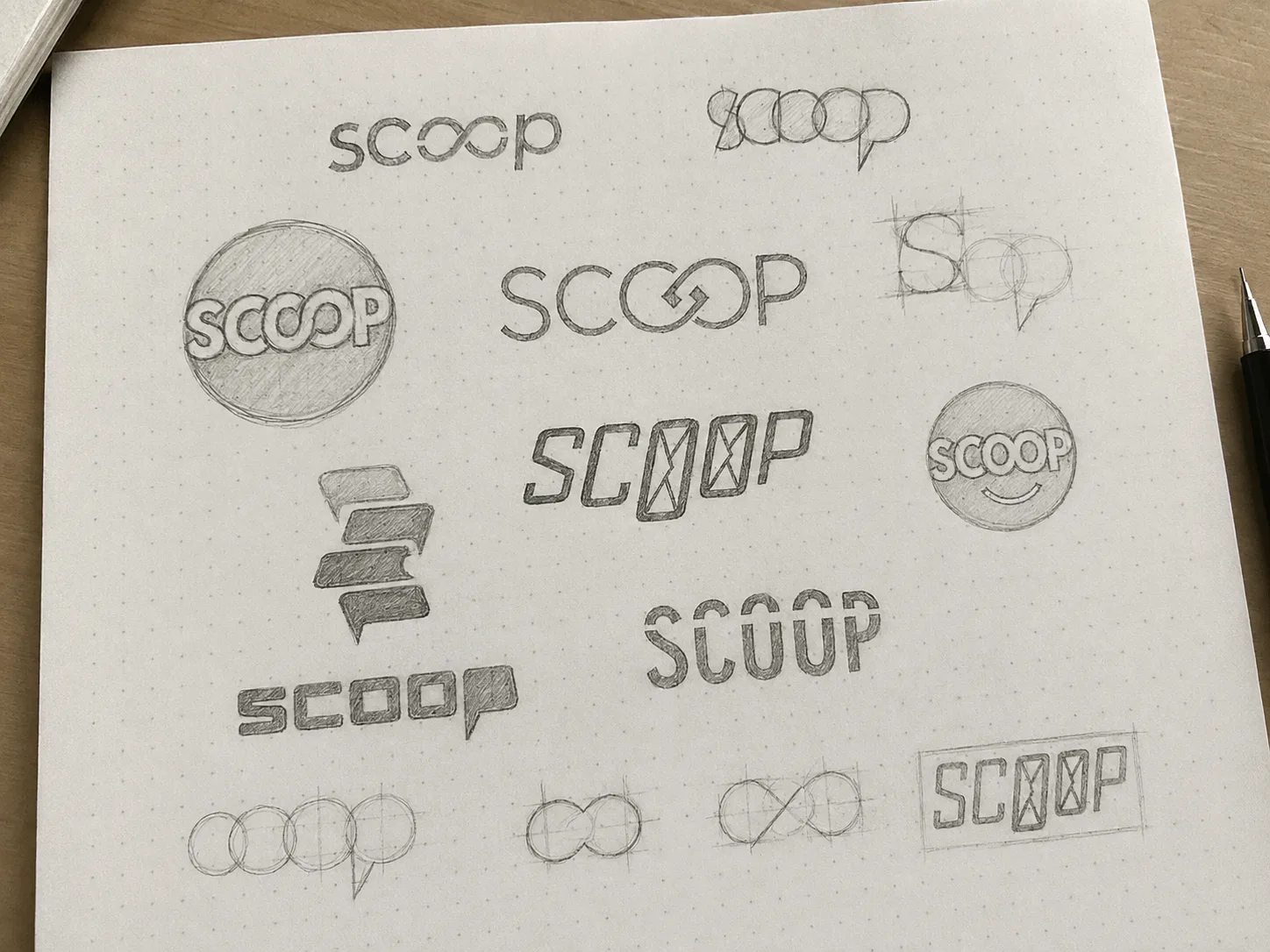 Scoop: Sketchbook concepts