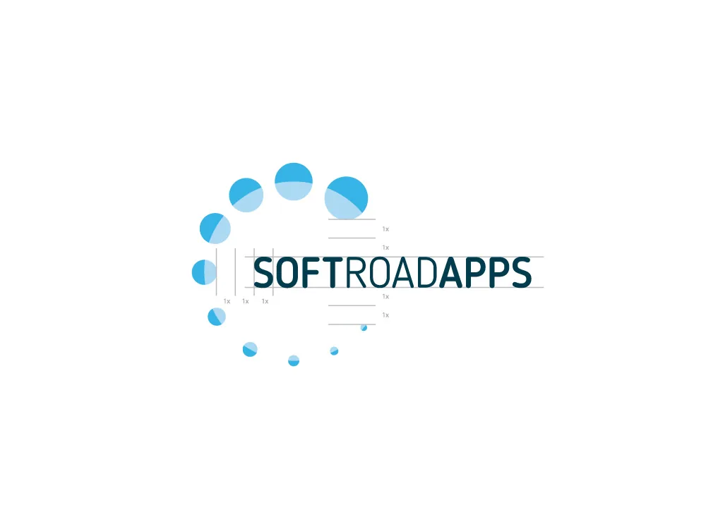 Soft Road Apps: Logo construction