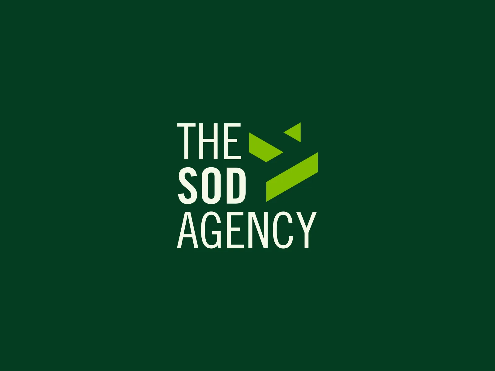 The Sod Agency: Compact logo