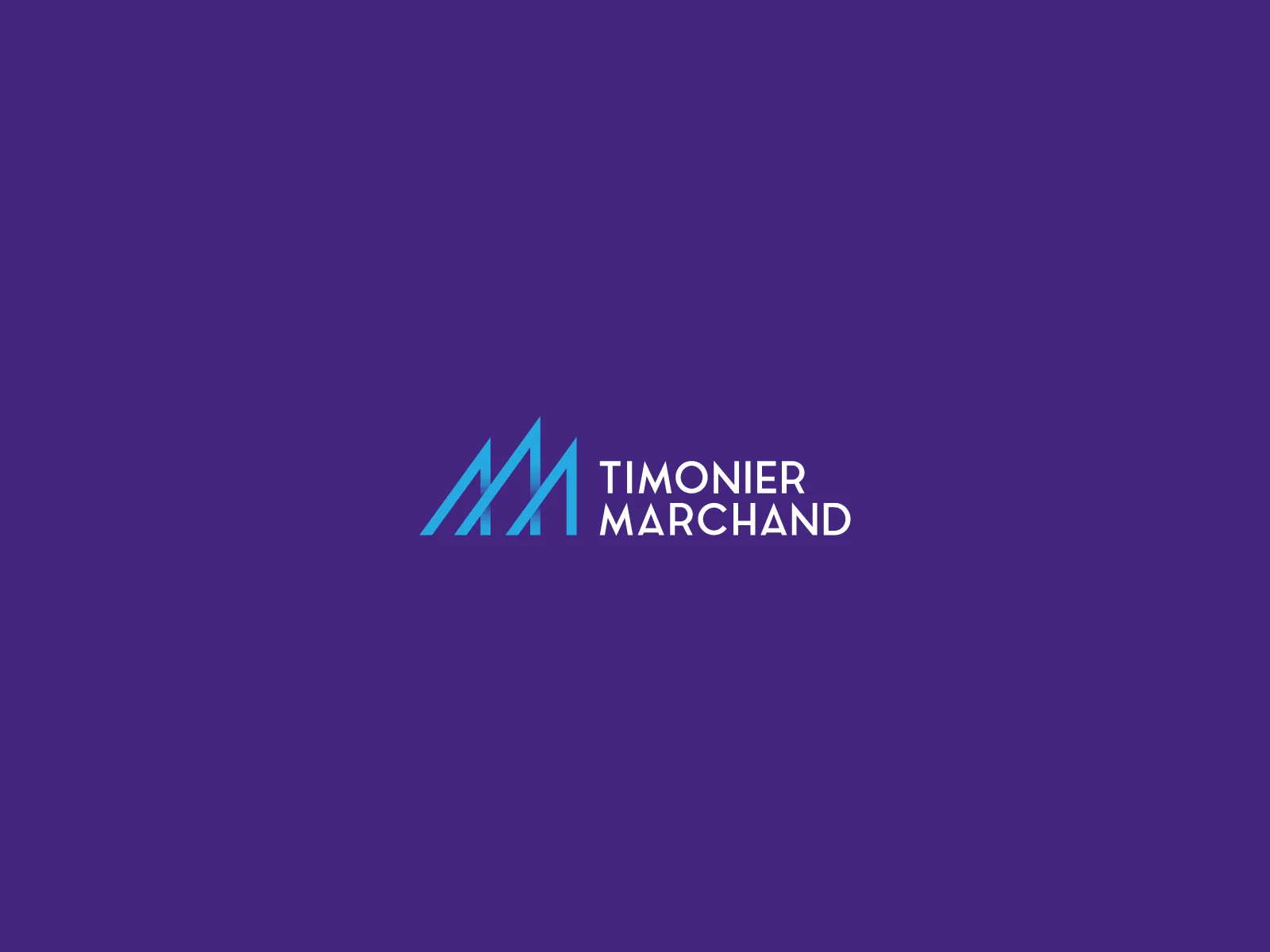 Timonier Marchand: Stacked logo