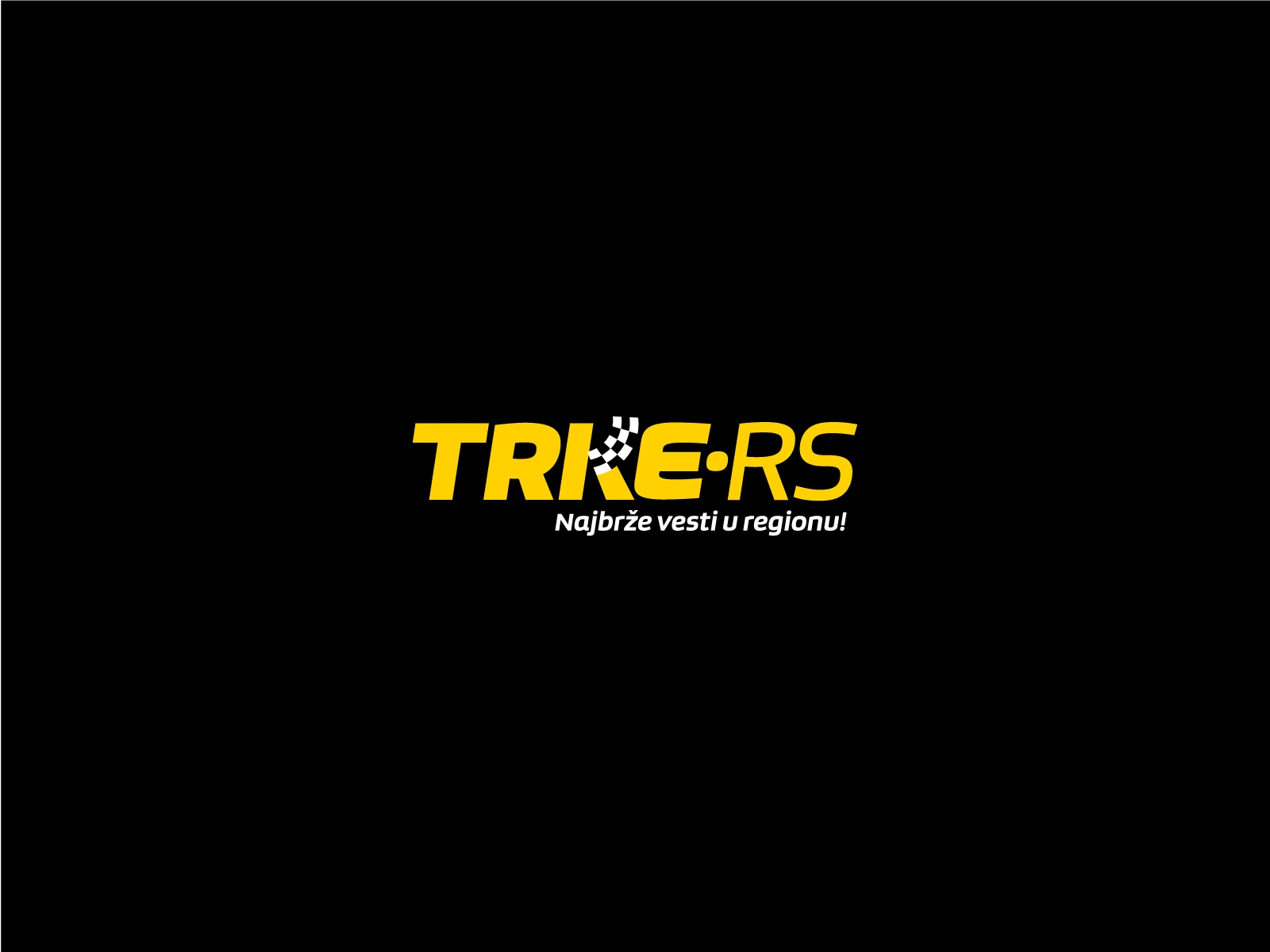 Trke.rs: Wordmark on dark
