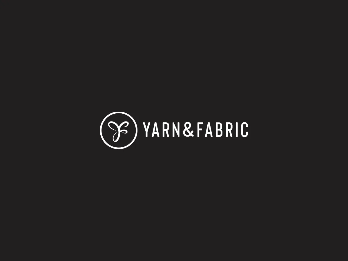 Yarn & Fabric: Horizontal lockup