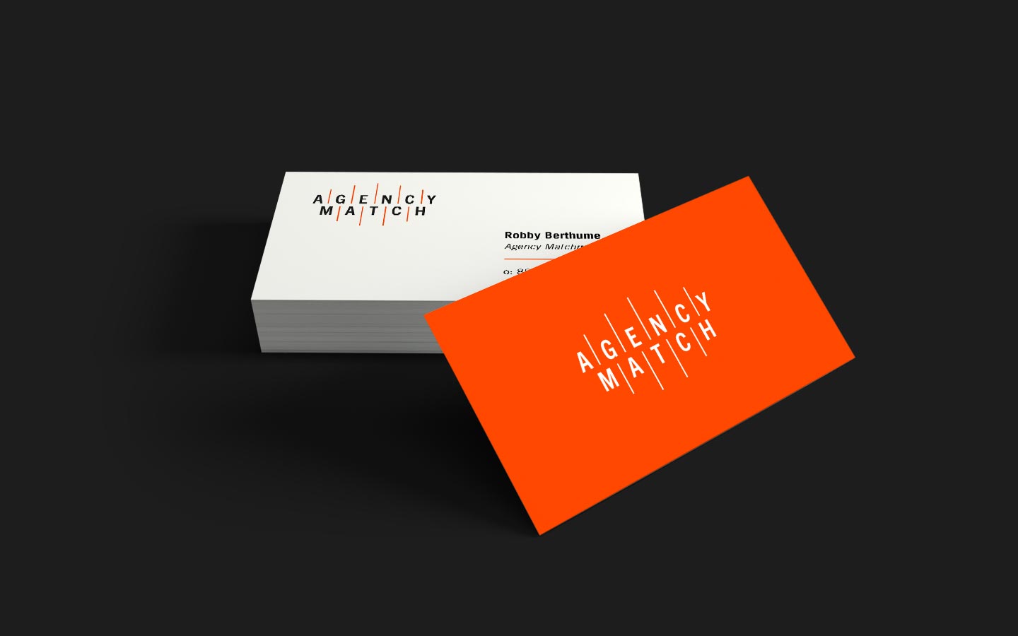 Agency match business cards2