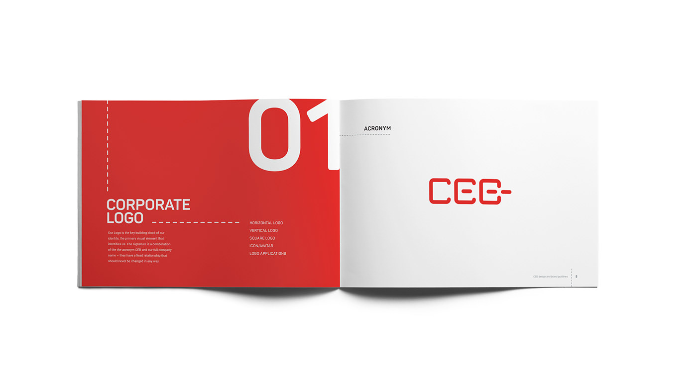Ceb brand manual logo