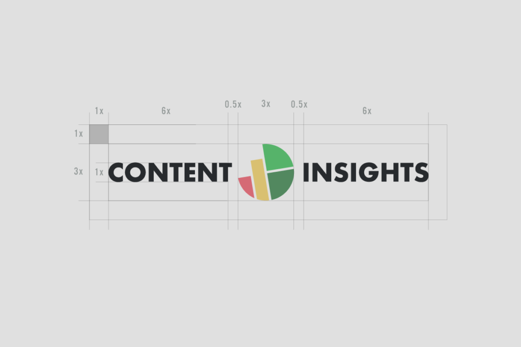 Content insights horizontal logo construction