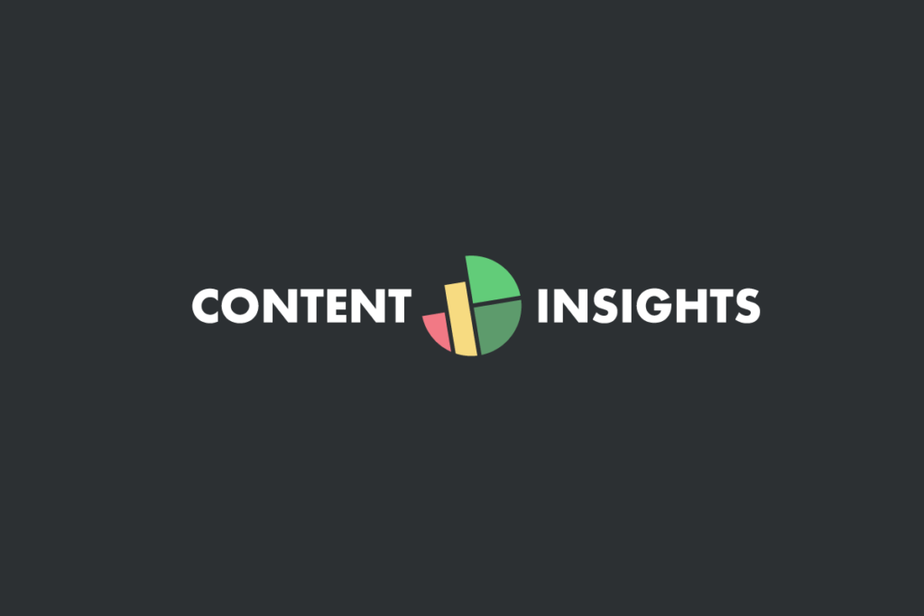 Content insights horizontal logo inverted colors