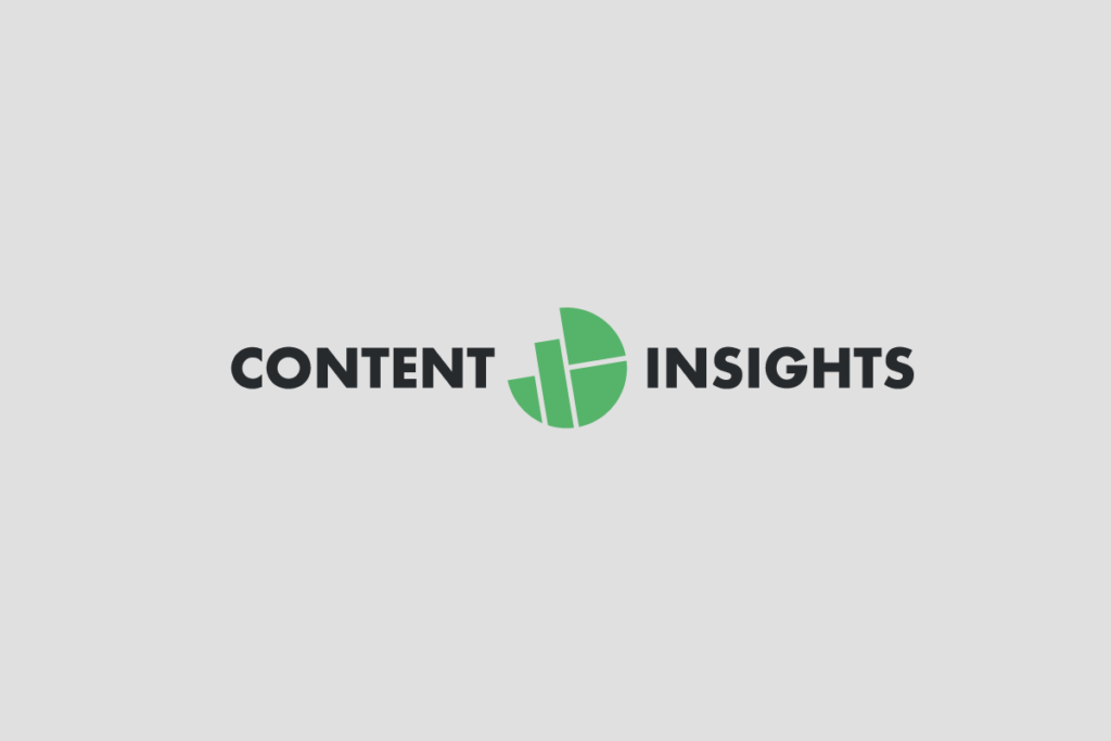 Content insights horizontal logo two colors