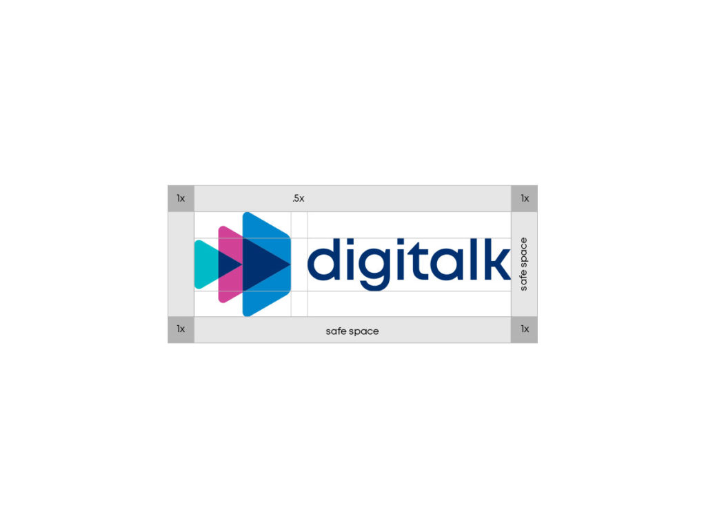 Digitalk logo construction